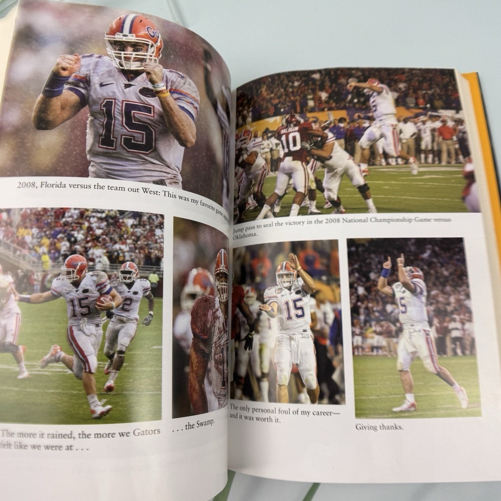 Tim Tebow Book Through My Eyes Hardcover ACCEPTABLE Football Gators Quarterback - Picture 6 of 10